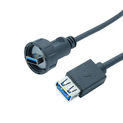 Держатель IP67 панели USB 3,0 делает кабельный соединитель водостойким USB для рекламировать кабель светлой коробки